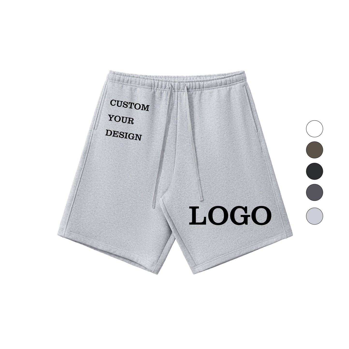 Men's Shorts 2026 Summer New Design Custom Heavyweight Distressed Polyester/Cotton Personalized Dtf Transfers for Shorts