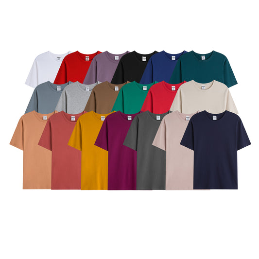 Wholesale Men's T-shirts Custom 100% Cotton Custom logo Tshirt High Quality Streetwear O-neck Blank Screen Printed Cheap t Shirt