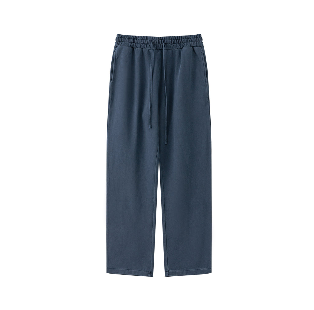 Wholesale Cotton Sweatpants Custom Washed Blank Vintage High Quality Screen Printed Design Vintage Plain Sweatpants for Men