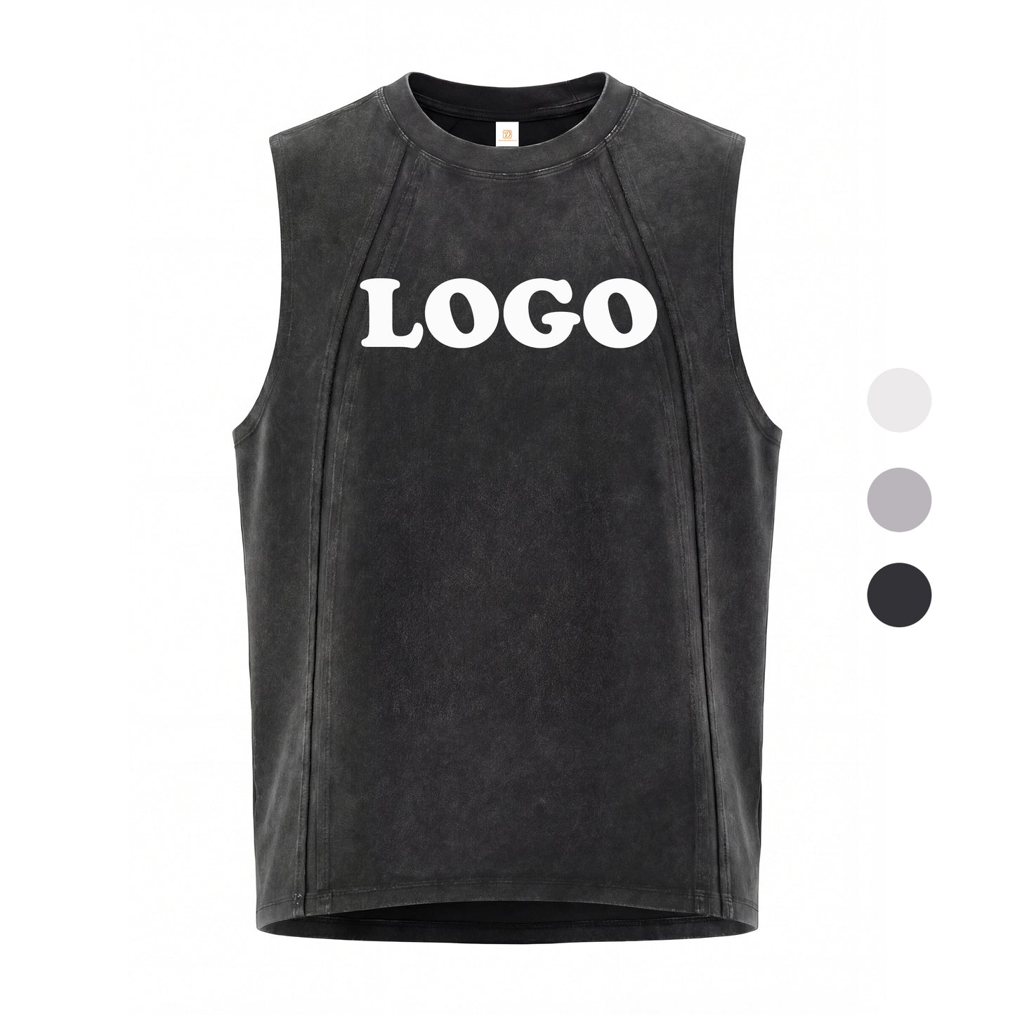 Gym T-shirt for Men Wax Printing Patchwork Sleeveless High Quality Customized Summer Streetwear Casual Sleeveless T-shirt
