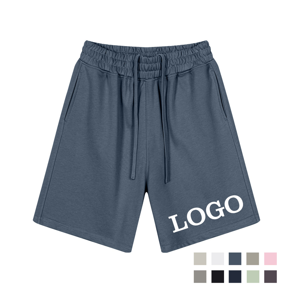 High Quality Shorts Blank Custom logo Streetwear Polyester/Cotton High Quality Loose Distressed Embroidery Wholesale Shorts