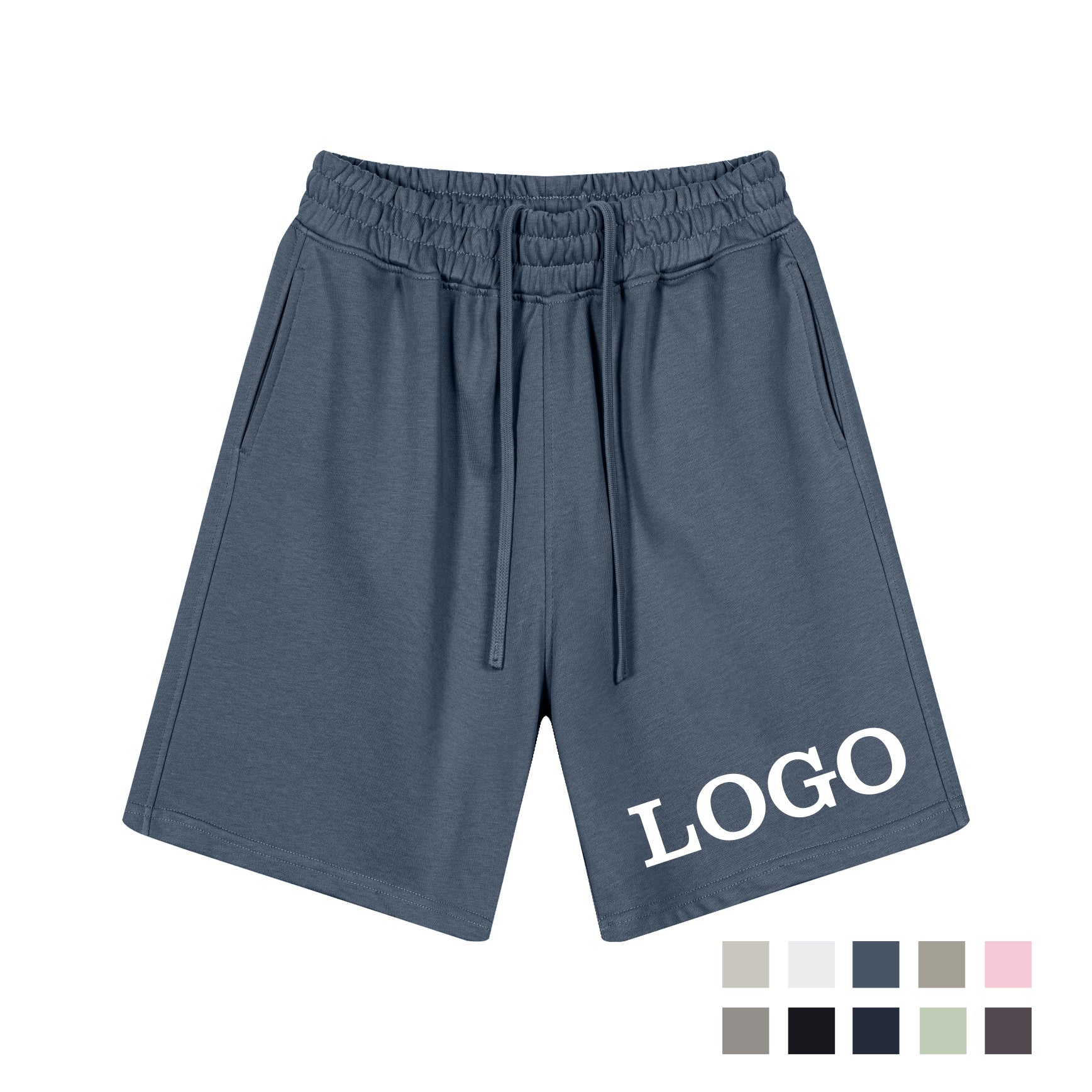 High Quality Shorts Blank Custom logo Streetwear Polyester/Cotton High Quality Loose Distressed Embroidery Wholesale Shorts