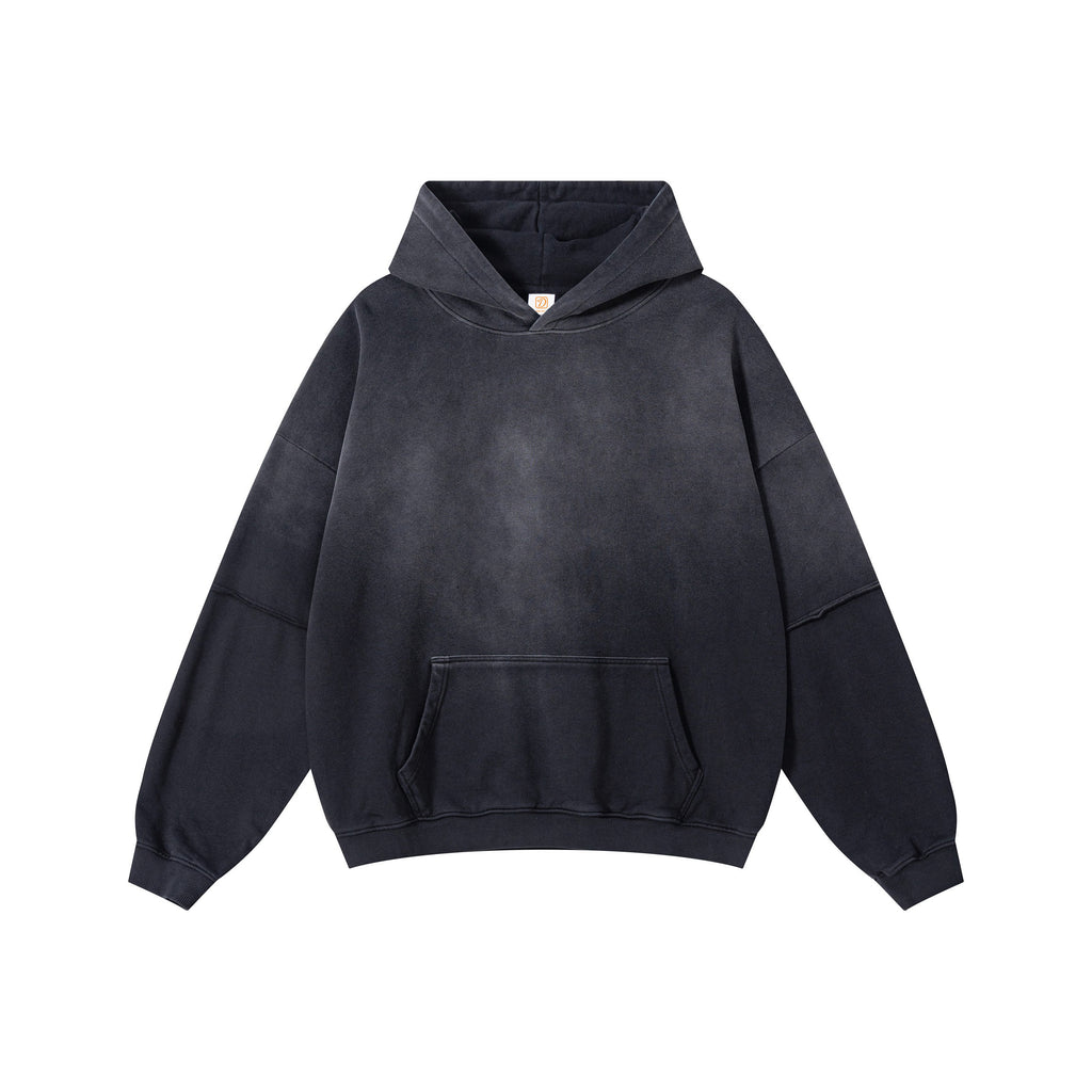 Men's Hoodies Custom Acid Wash Oversized 100% Cotton Essentials Blank Pullover Streetwear Embroidery Men's Hoodies Sweaters