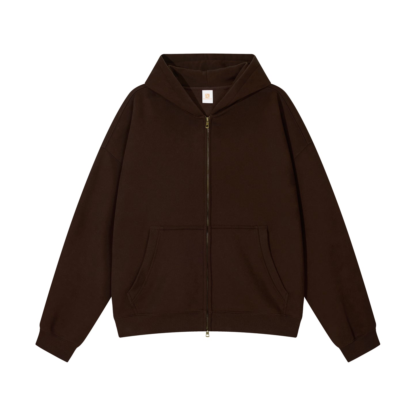 Manufacturer Hoodies Custom Drop Shoulder High Quality Streetwear Blank Boxy Fashion Fleece Full Zip up Men's Hoodie