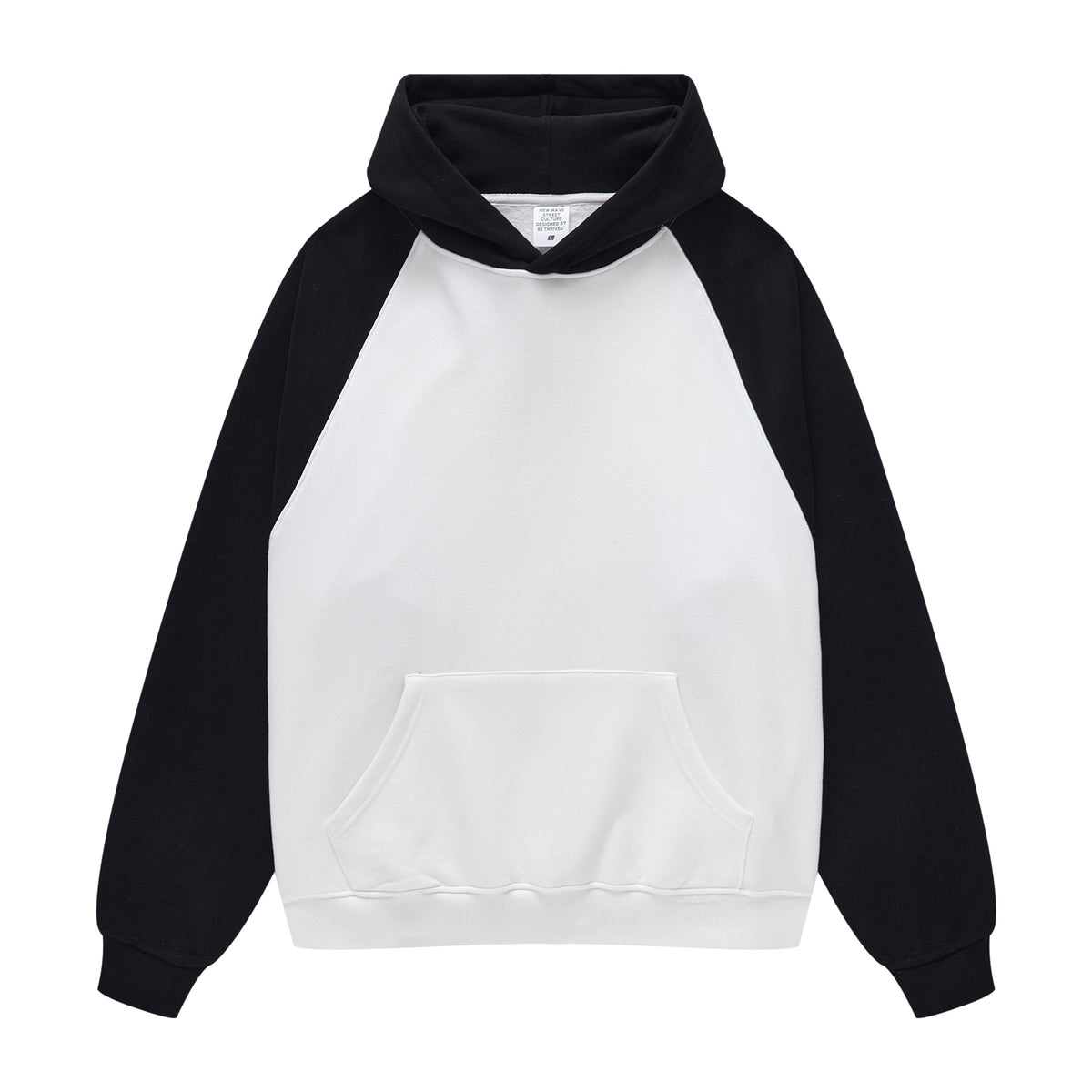 Wholesale Loose Fitting Cotton Casual Brand Hoodies Collared Contrast Color Men's Fashion Hoodie Autumn and Winter Style