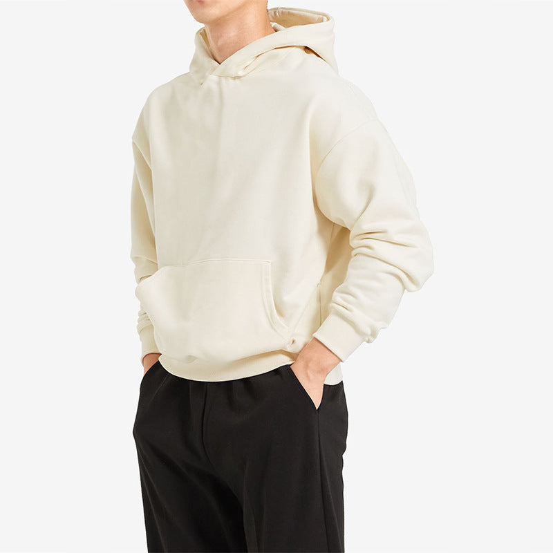 Customized for You a Pullover with Options American Style Large 100% Cotton Circle Without a Cap Loose Shoulder Design with a Hood