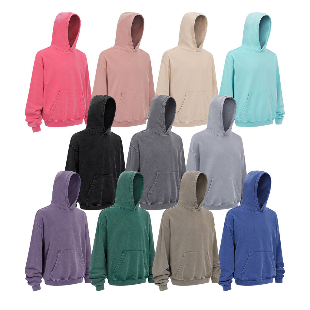 Best Selling Trendy Wash Steeetwear High Quality 100% CottonFashion Hoodies & Sweatshirts