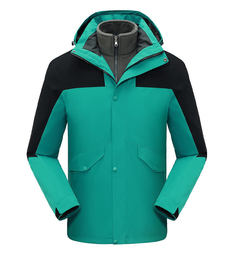 7 Color Large Pocket Three in One Windbreaker Jacket with Detachable Combination of Hood and Sleeves Suitable for Single Wear