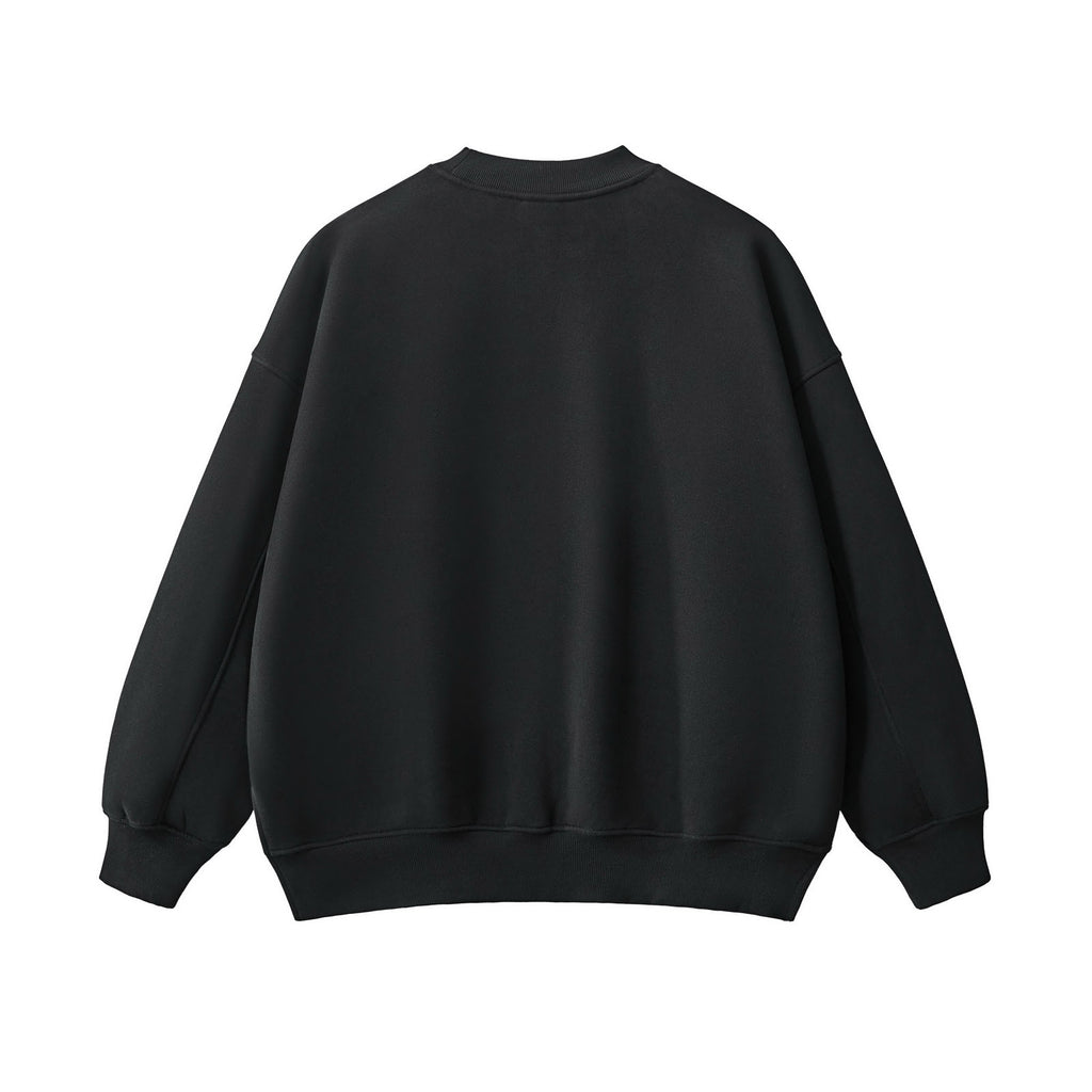 O-neck Fleece Custom Puff Printing Heavyweight 2026 New Style Fashion High Quality Pure Color Hoodies and Sweatshirts