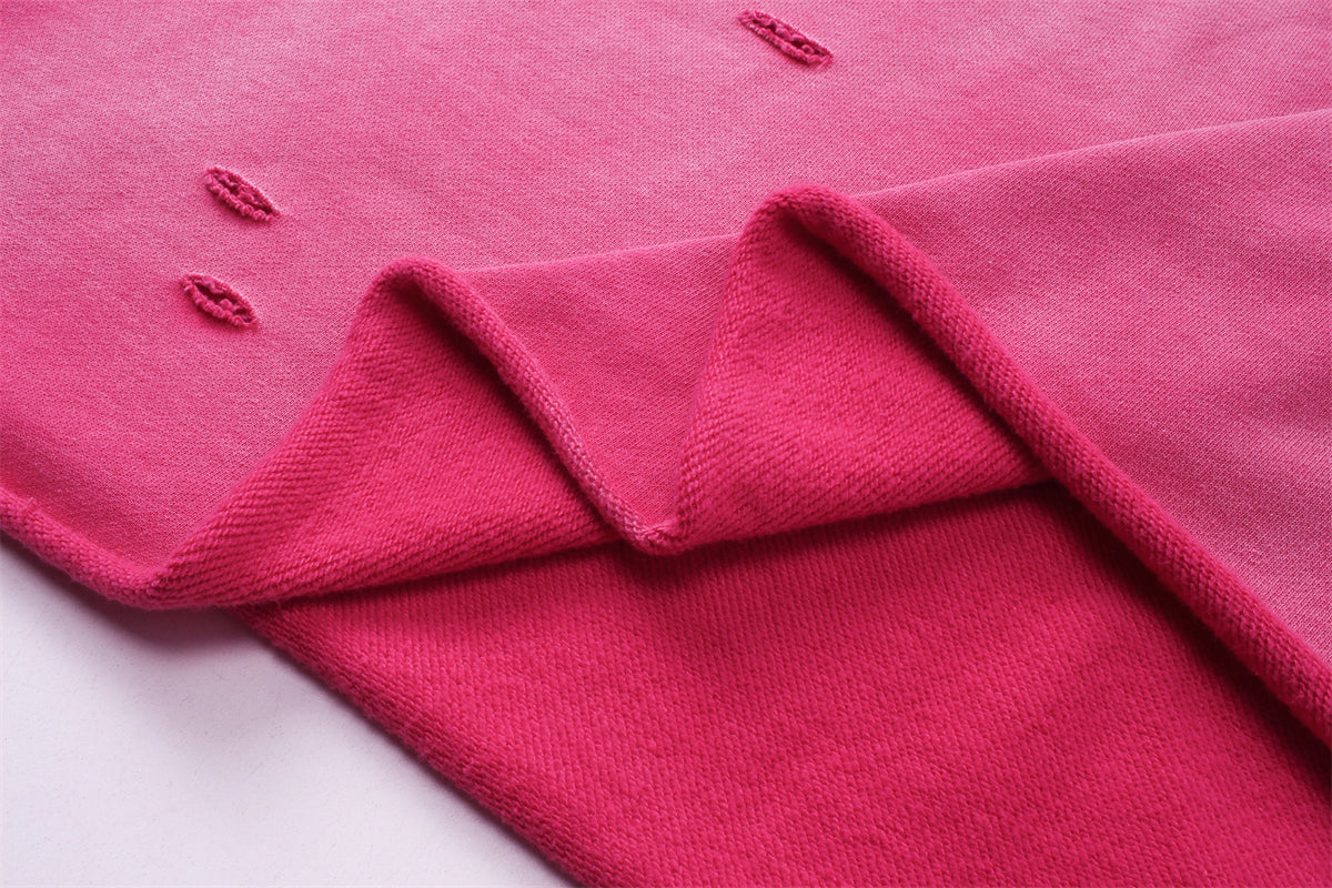 Unisex High Quality Custom Sublimation Thick Oversize Vintage Washed Fashion French Terry Hoodie