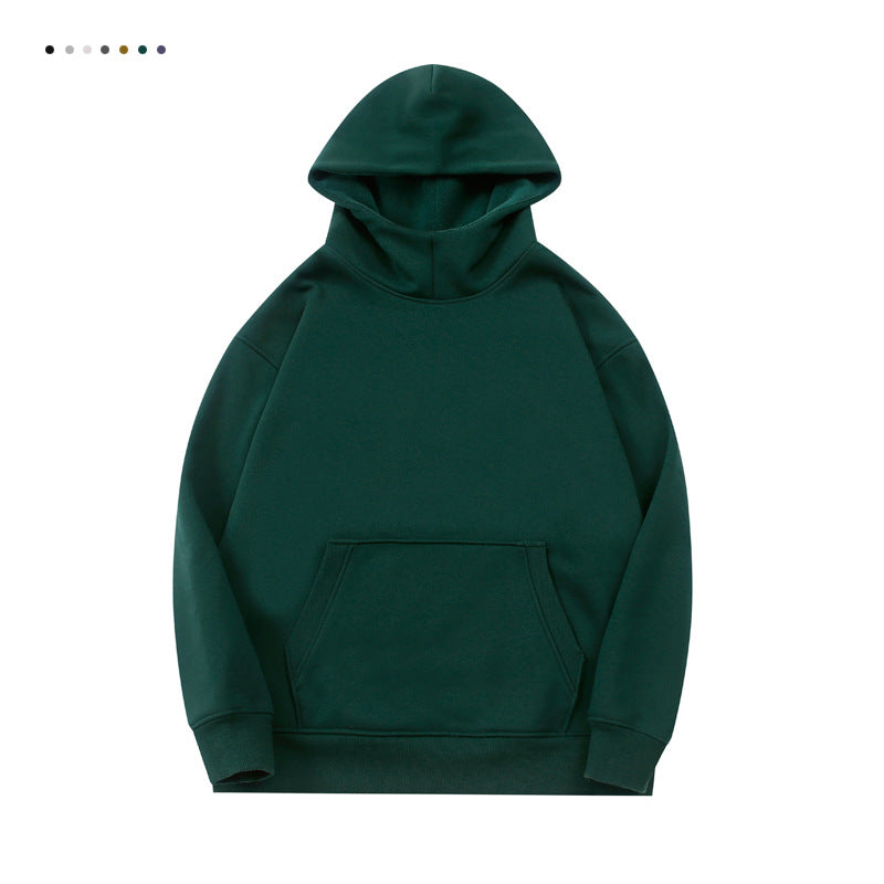 Hoodie Manufacturers 7 Color Semi High Necked Hoodless Solid Color Pullover with Adjustable Hood Oversized Design High Quality