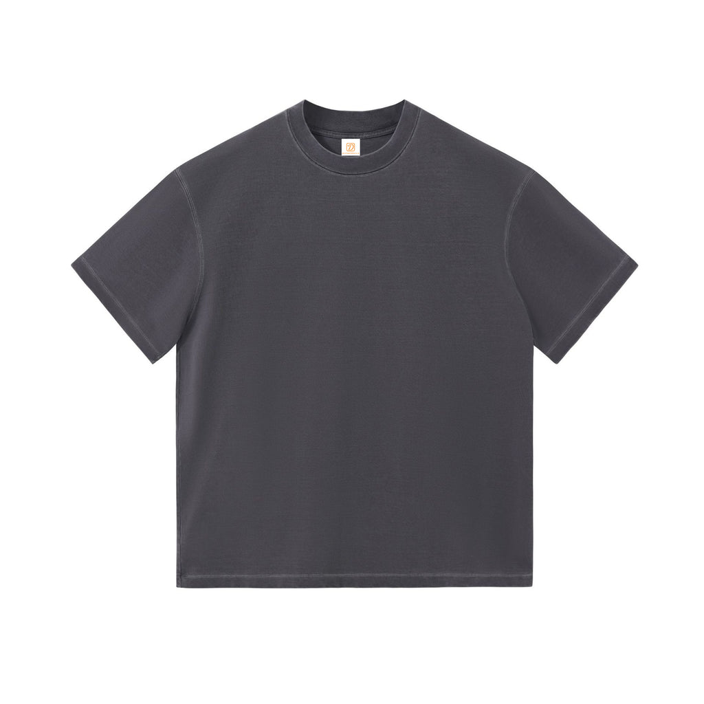 Wholesale Price t Shirt 260g Custom Short Sleeve Gym Oversized 100% Cotton Unisex Puff Printing Round Neck Blank Tshirts