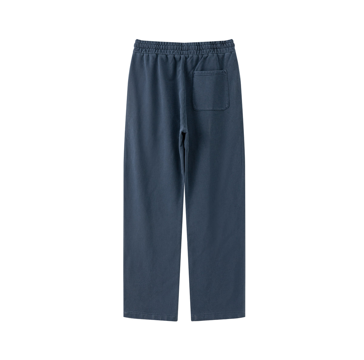 Fall and Winter Style Loose Fitting Cotton Casual Brand Sweatpants Straight Cut Washed and Distressed Long Plain Sweatpants