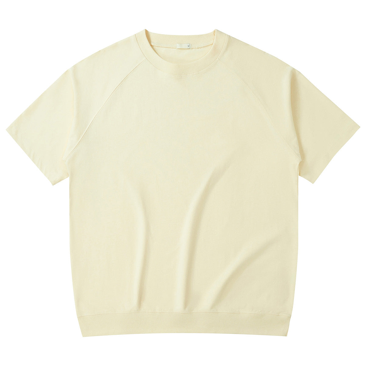 Loose Fitting Cotton Casual Brand T-shirt 8 Color Shoulder Sleeved Tshirt with 5 cm Sleeve Width and Buttoned Bottom Hem Tshirt