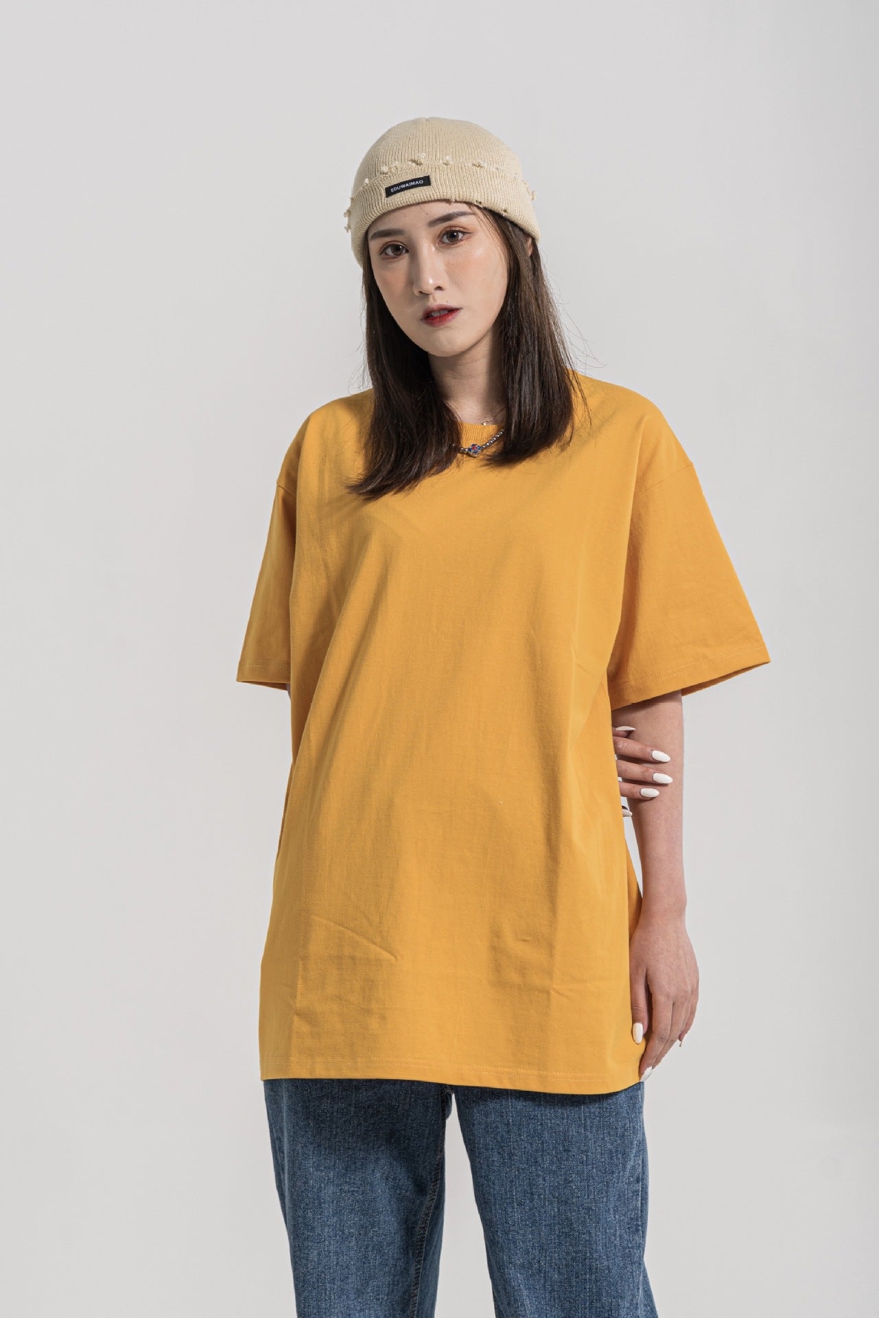 Hot Selling High Quality T-shirt Oversized Drop Shoulder Heavy Cotton Round Neck Custom logo Streetwear Design t Shirt for Men