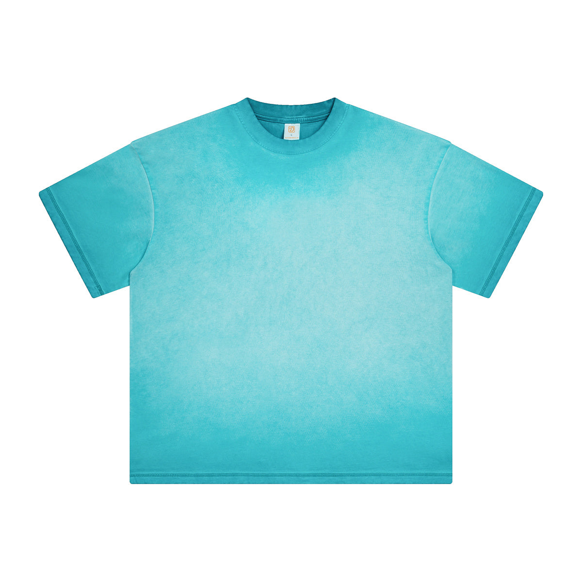 Custom Summer Short Sleeve t Shirt High Quality Round Neck Loose Acid Wash Drop Shoulder Heavy Cotton Casual Streetwear T-shirts