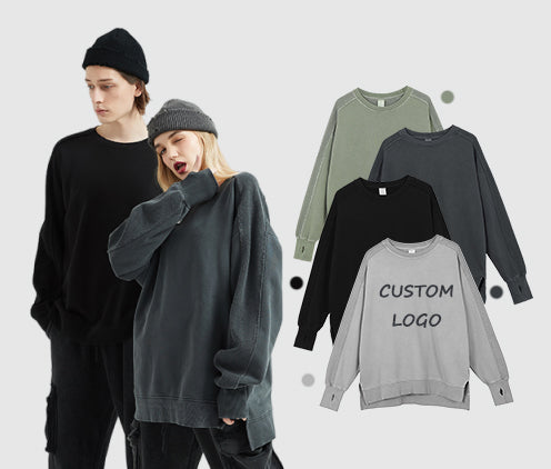 Oversized Drop Shoulder Vintage Ninja Sleeve Custom Terry Acid Wash 100% Cotton Unisex High Quality Blank Pullover Thick Hoodie