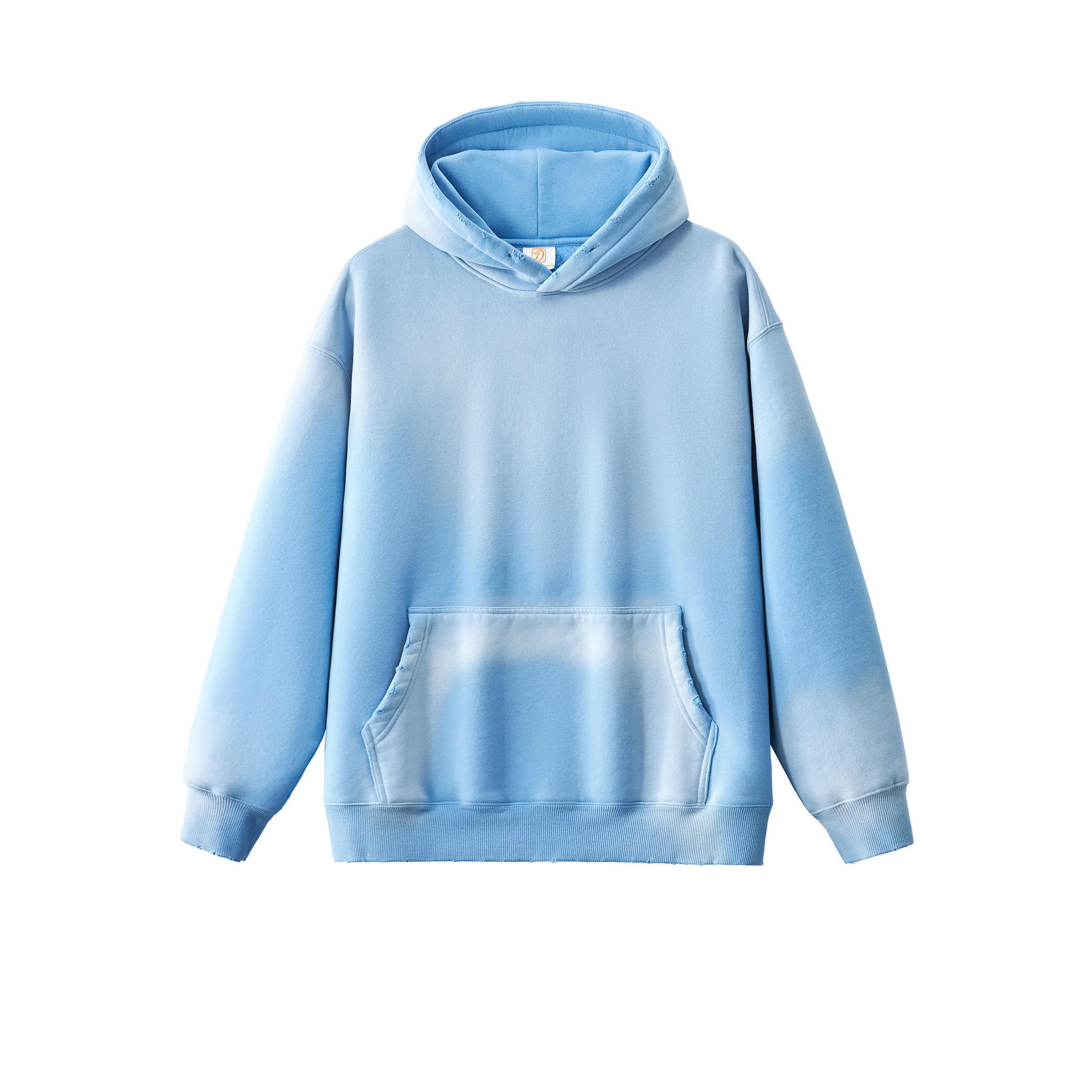 High Quality Fleece Thick Sublimation Vintage Hoodie Unisex Washed Drop Shoulder Pullover Heavyweight Hoodies & Sweatshirts