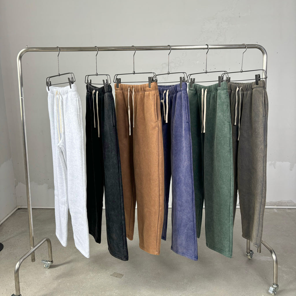 OEM Custom 360g Sweatpants Casual Fashion New Design Hot Selling Streetwear Distressed Embroidery Personalized Sweatpants