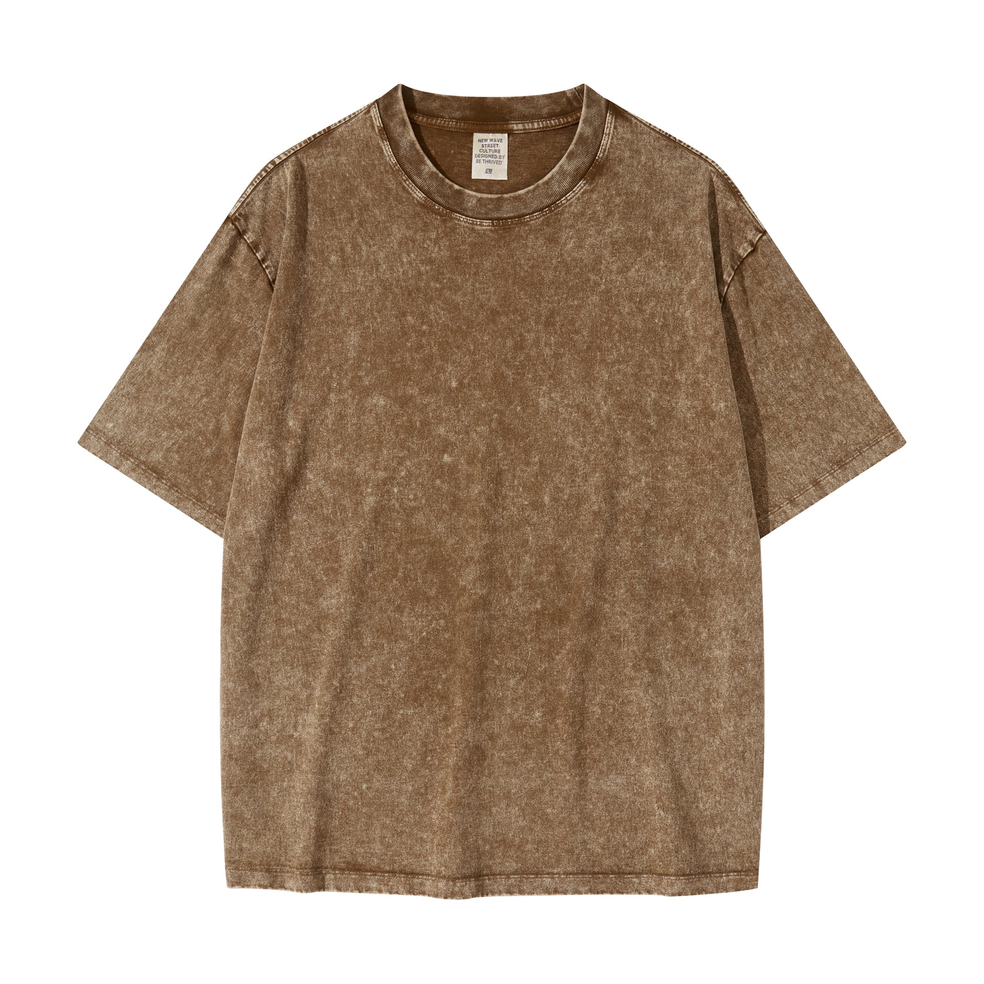 Cotton Tshirt Unisex High Quality Plain Pure Color Loose Blank Heavyweight Drop Shoulder Streetwear Heat Transfers for T-shirts