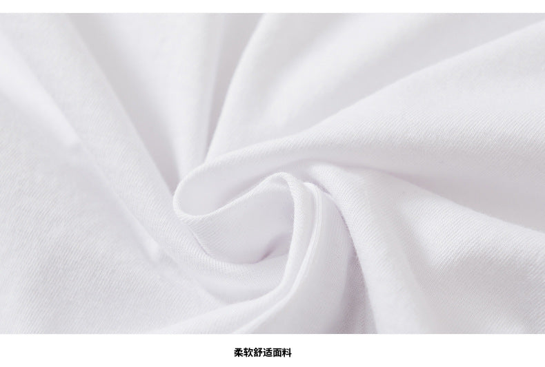 100% Cotton Multicolored Custom High Quality Short Sleeve and Shorts Streetwear Heat Transfers for Children's T-shirts