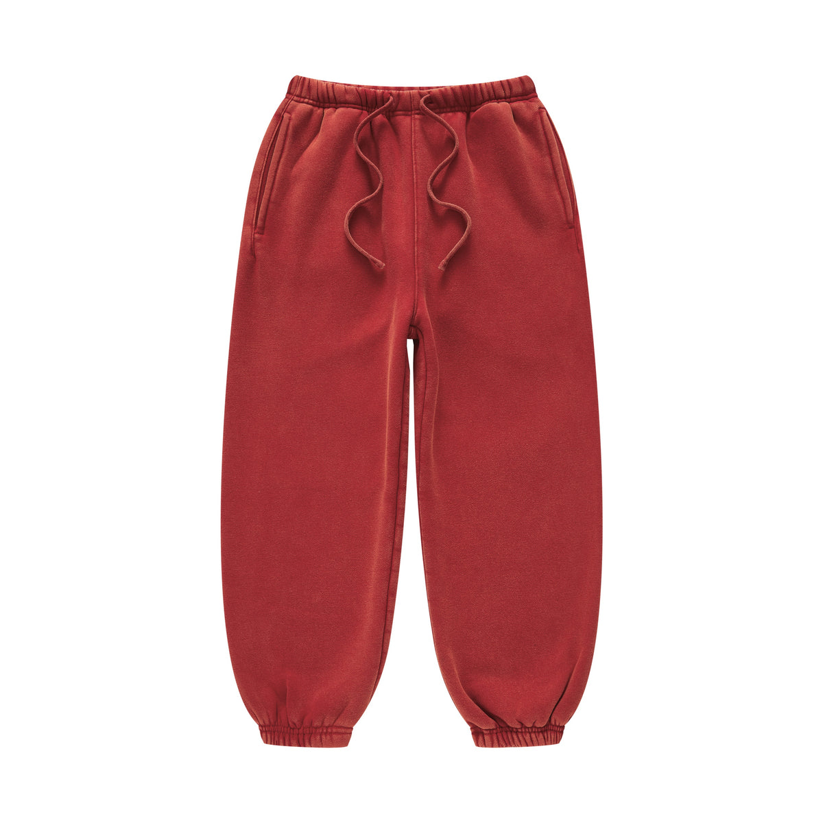 Sweatpants Wholesale Washed and Padded 100% Pure Cotton High Quality Children's Ankle Length Sweatpants Fall and Winter Style