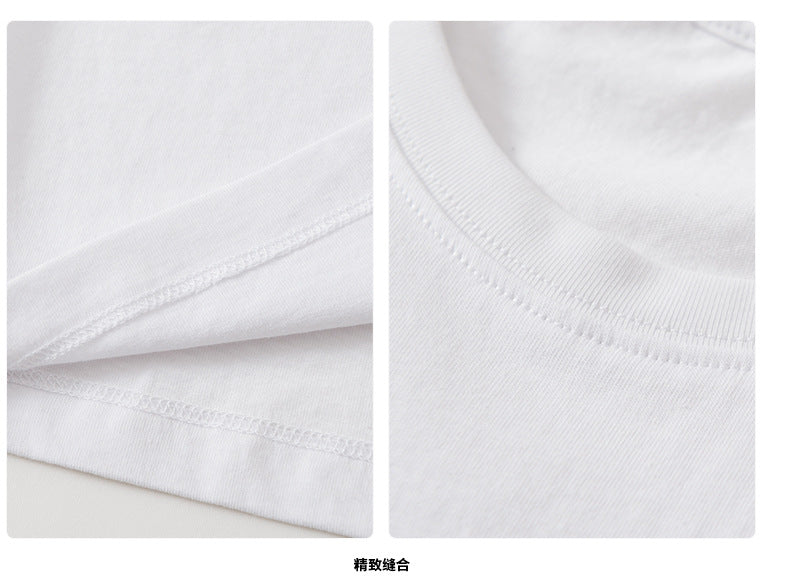 100% Cotton Multicolored Custom High Quality Short Sleeve and Shorts Streetwear Heat Transfers for Children's T-shirts