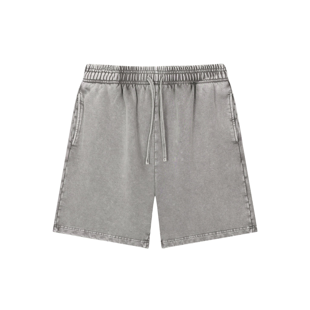 Custom Shorts Summer New Design Streetwear Vintage High Quality Washed Blank Heavy Cotton Casual Gym Personalized Men's Shorts