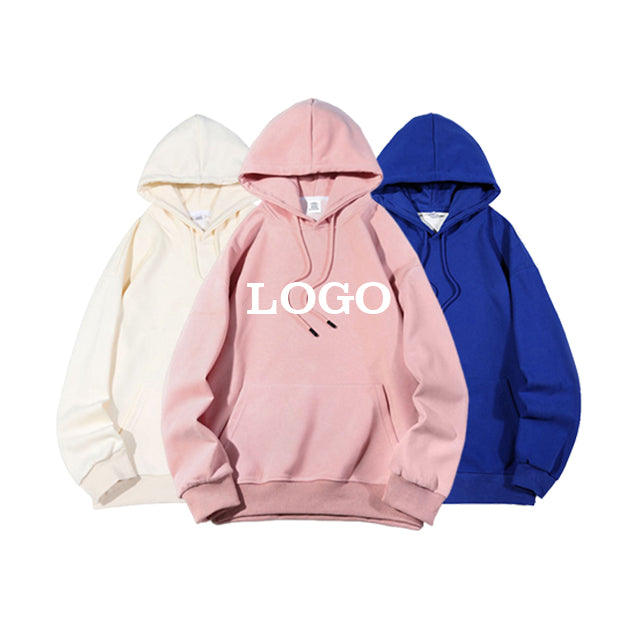 Plus Size Hoodies 300g Heavyweight Men's Hoodies High Quality Blank Drop Shoulder Polyester/Cotton Streetwear Plain Hoodie