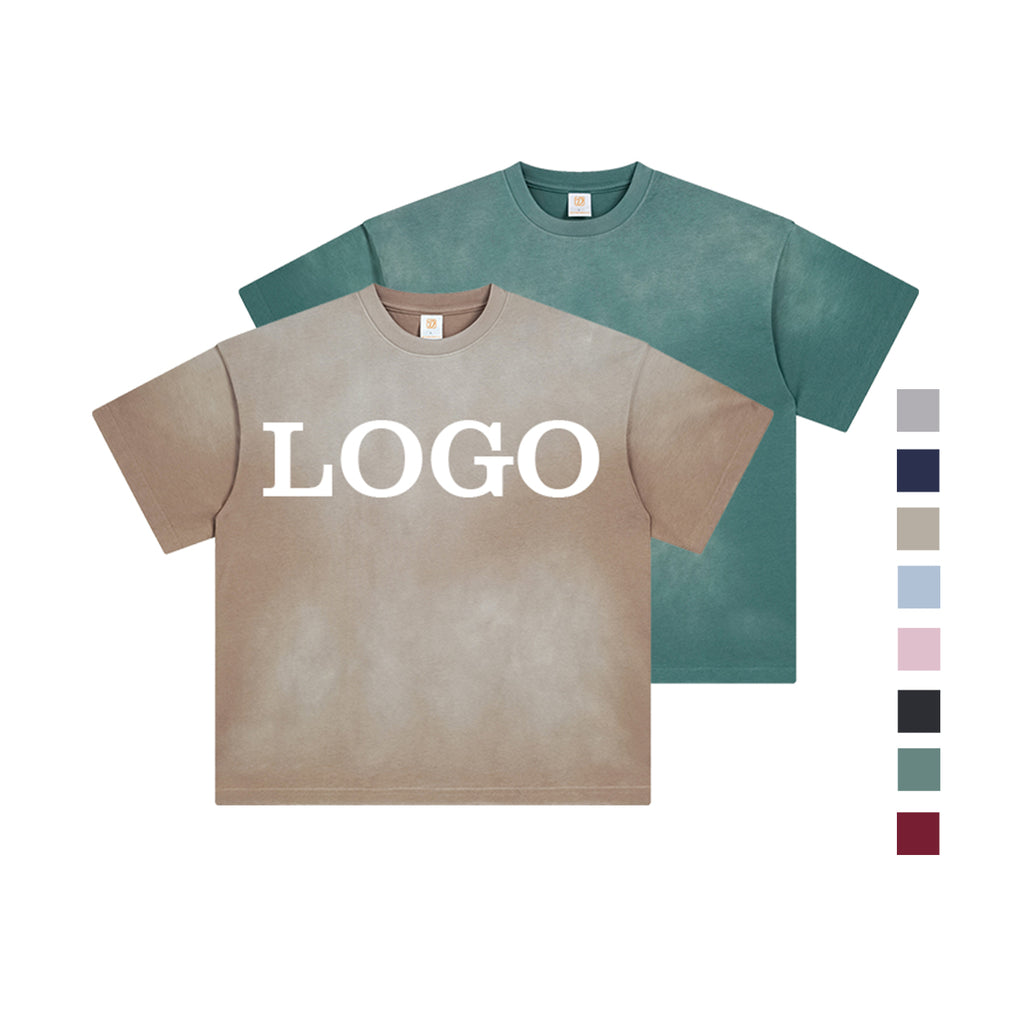 T-shirt Manufacturer Custom Distressed Embroidery 100% Cotton t Shirt High Quality Vintage New Design Dtf Transfers for t Shirts