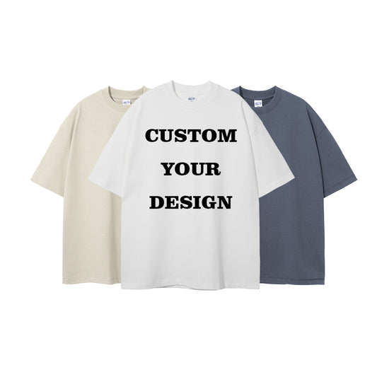 Heavyweight Custom Tshirt Blank Multi Color 100% Cotton Round Neck High Quality Streetwear Wholesale Heat Transfers for T-shirts