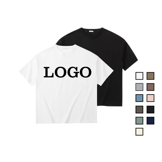 New Summer Fashion Design t Shirt Oversized Custom logo Heavy Cotton Blank Crew Neck Streetwear Heat Transfers for T-shirts