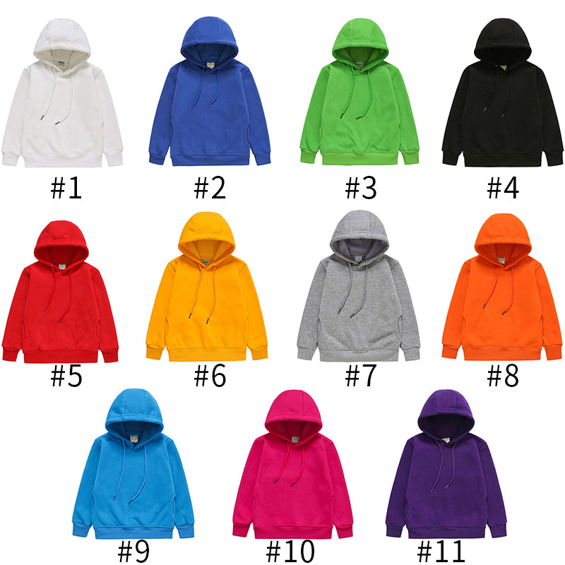 Wholesale Fleece Pullover Hoodies Kids Custom logo Heavyweight Soft Puff Printing High Quality Streetwear Children's Hoodie