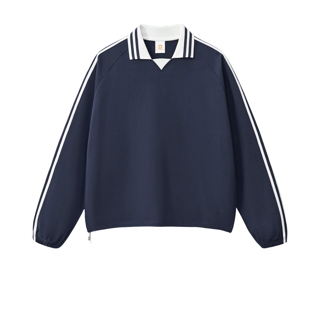 Custom Stand Collar Hoodies Custom logo Blank Polo High Quality Sport 100% Cotton Striped New Design Fashion Heavyweight Hoodies