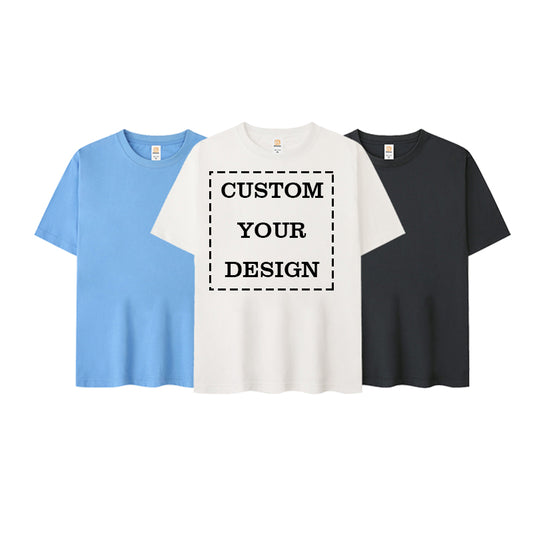 205g Custom Heavy Cotton t Shirt Blank Round Neck High Quality Streetwear Gym Casual Summer New Design Short Sleeve T-shirts