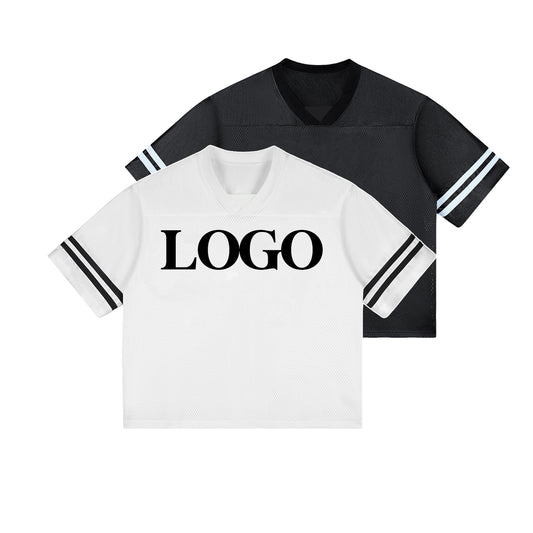 Custom Tshirt for Men 2026 New Style Fashionable Striped Color Blocking Blank Polyester High Quality Plain Tshirts for Printing