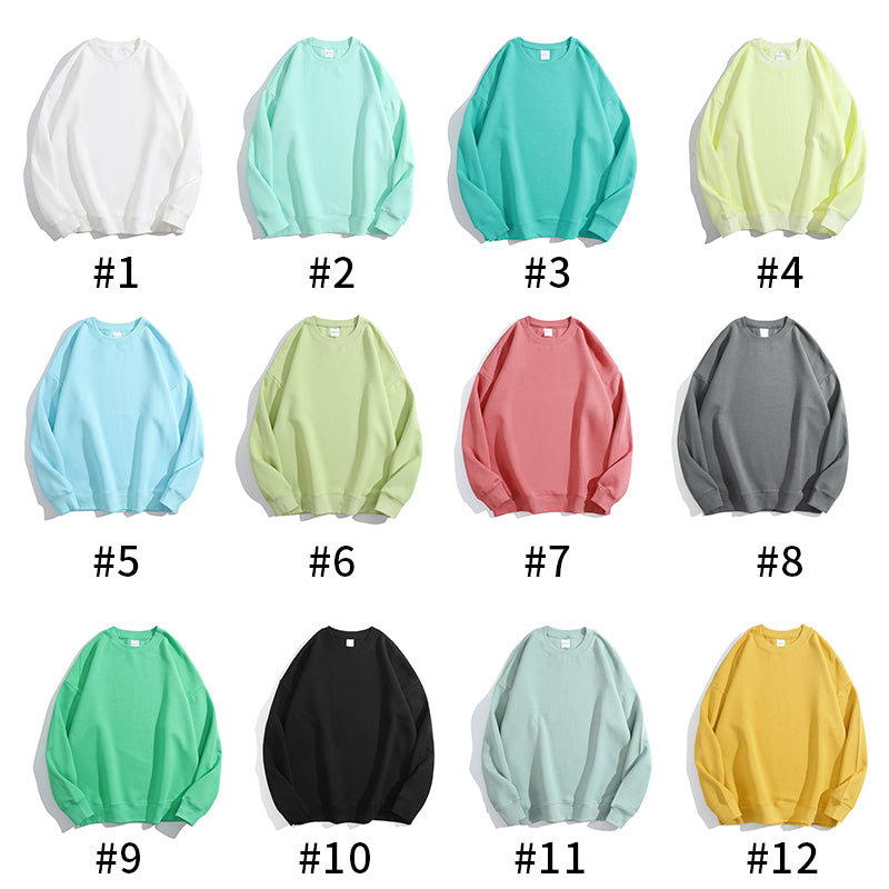 Oversized Drop Shoulder Streetwear Unisex High Quality Thick Hoodies Custom Puff Print Blank Pullover Heavyweight Winter Hoodie