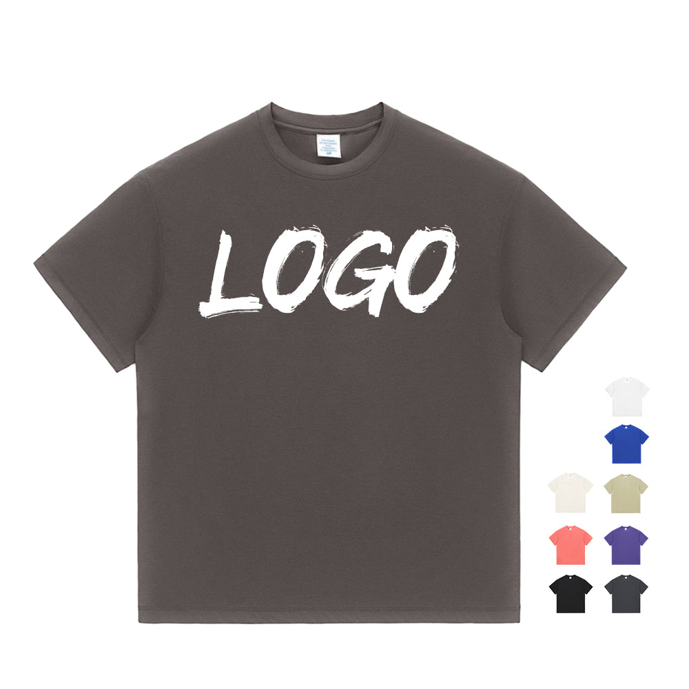 Wholesale Tshirts Custom Streetwear Embroidered  High Quality Short Sleeve Light Weight Personalized Plain Mens T-shirt Printed