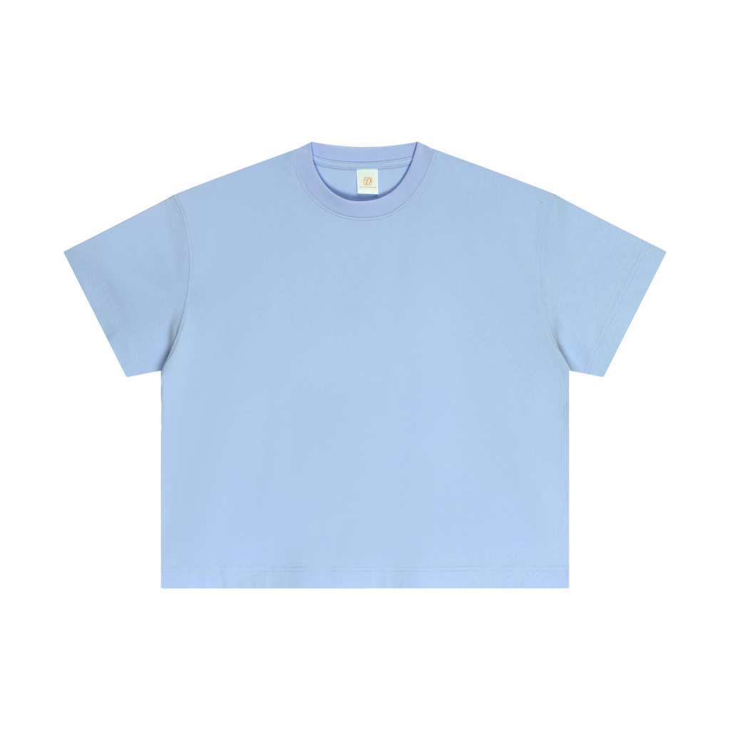 Wholesale Blank Boxy High Quality Tshirt Custom Streetwear Round Neck Drop Shoulder Casual Pure Color Loose Plain T-shirts