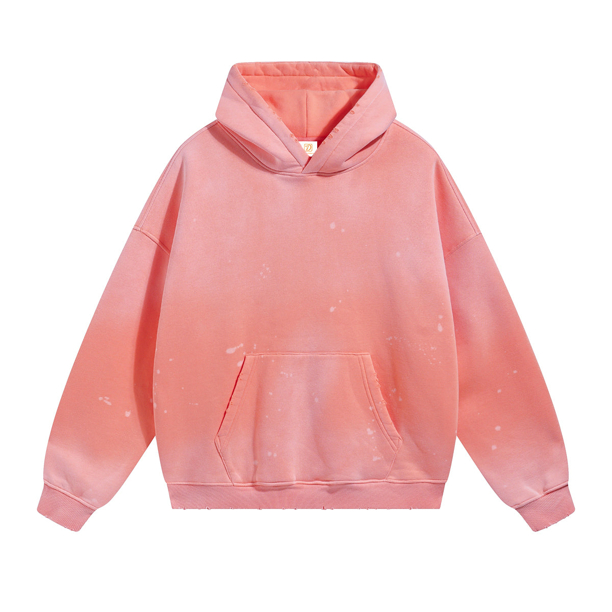 Wholesale Hoodies Custom Distressed Unisex High Quality Acid Washe Broken Streetwear Heavyweight Vintage Hoodie Manufacturers