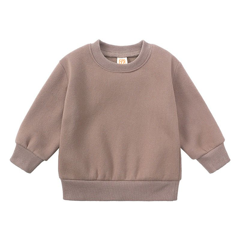 Custom Hoodies logo High Quality Streetwear Round Neck Fleece Heavyweight Children's Distressed Embroidery Hoodie Pants