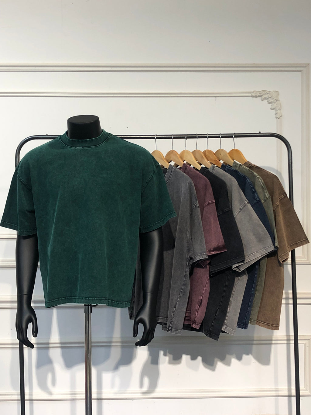 100% Cotton Washed Boxy Short Oversized Blank Screen Print Personalized Sublimation Heavyweight Streetwear Tshirt Print Printer