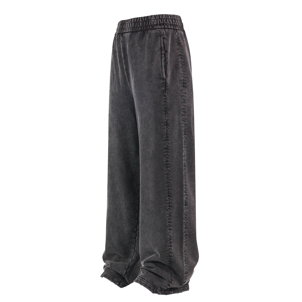 440g Heavyweight Vintage Sweatpants Sublimation 100% Cotton Loose Fit Screen Printed High Quality Design Men's Sweatpants
