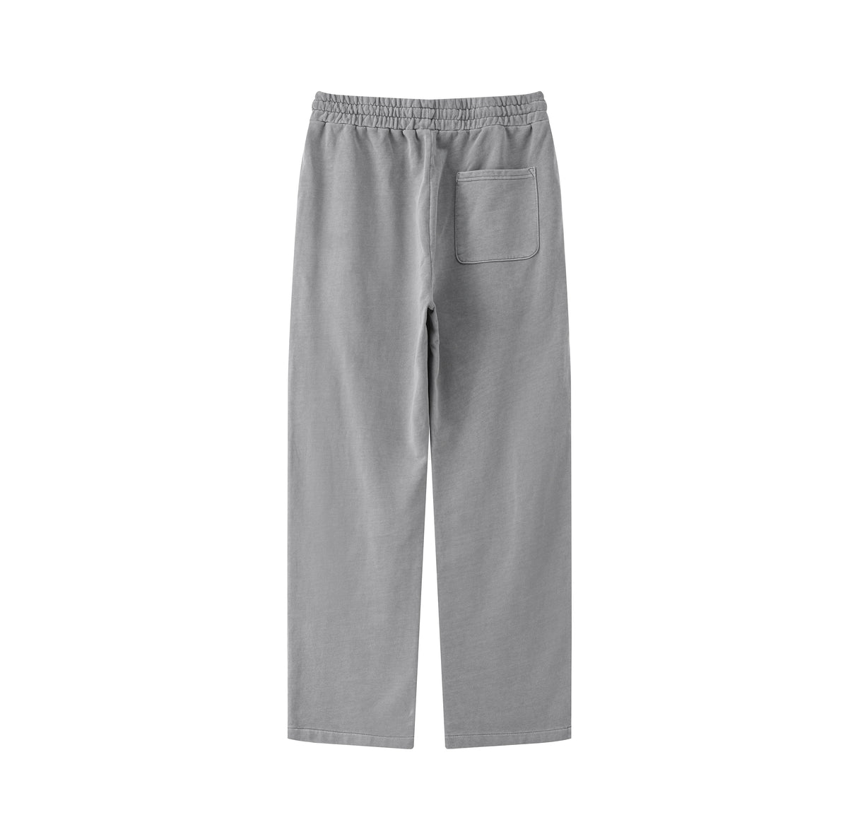 Fall and Winter Style Loose Fitting Cotton Casual Brand Sweatpants Straight Cut Washed and Distressed Long Plain Sweatpants