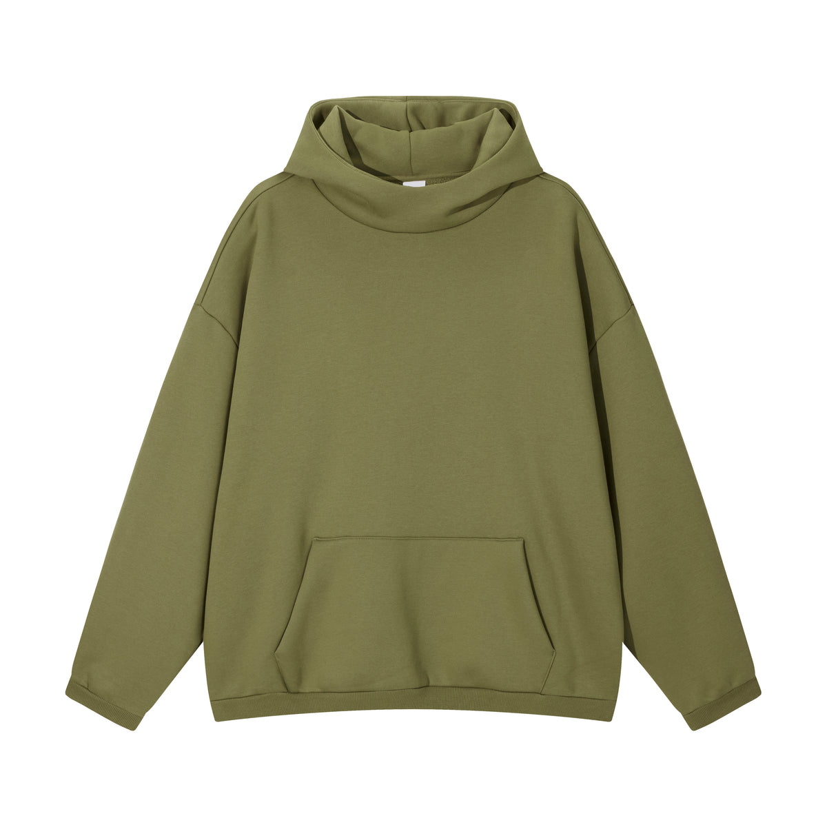 Wholesale V Neck Windproof Fleece Pullover with Added Insulation and Hooded Jacket with Dropped Shoulders Available in Samples