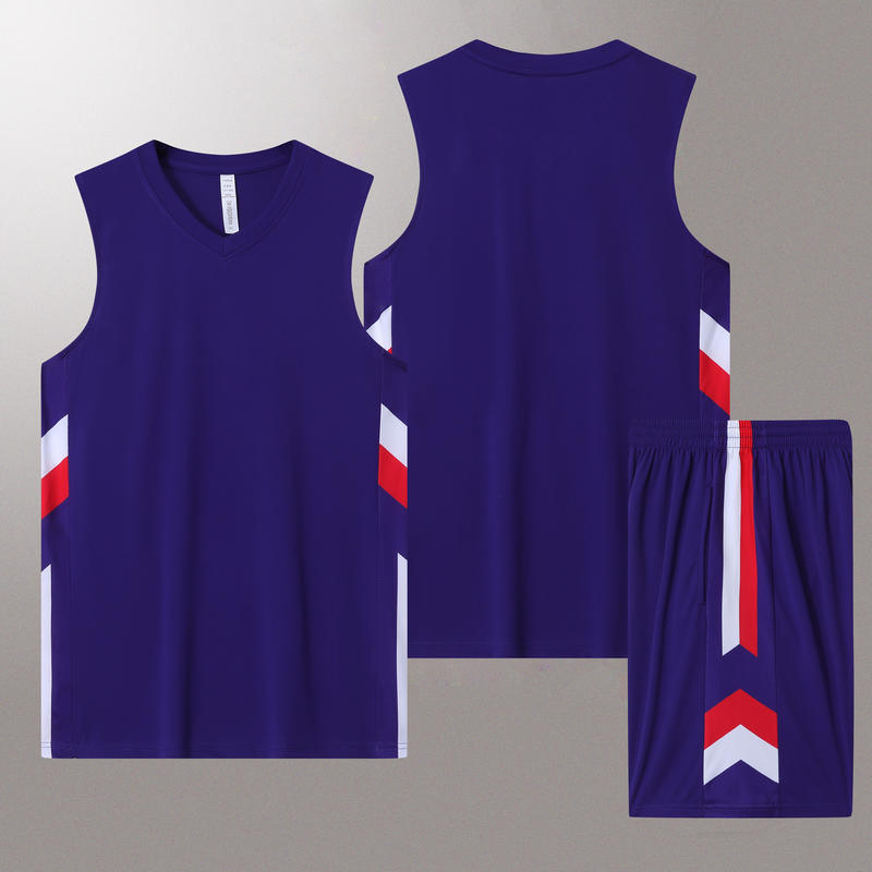 Customize Your Own Exclusive Design 5 Color Family Boy Girl V Neck Basketball Uniform Set with Double Net Fabric on the Surface