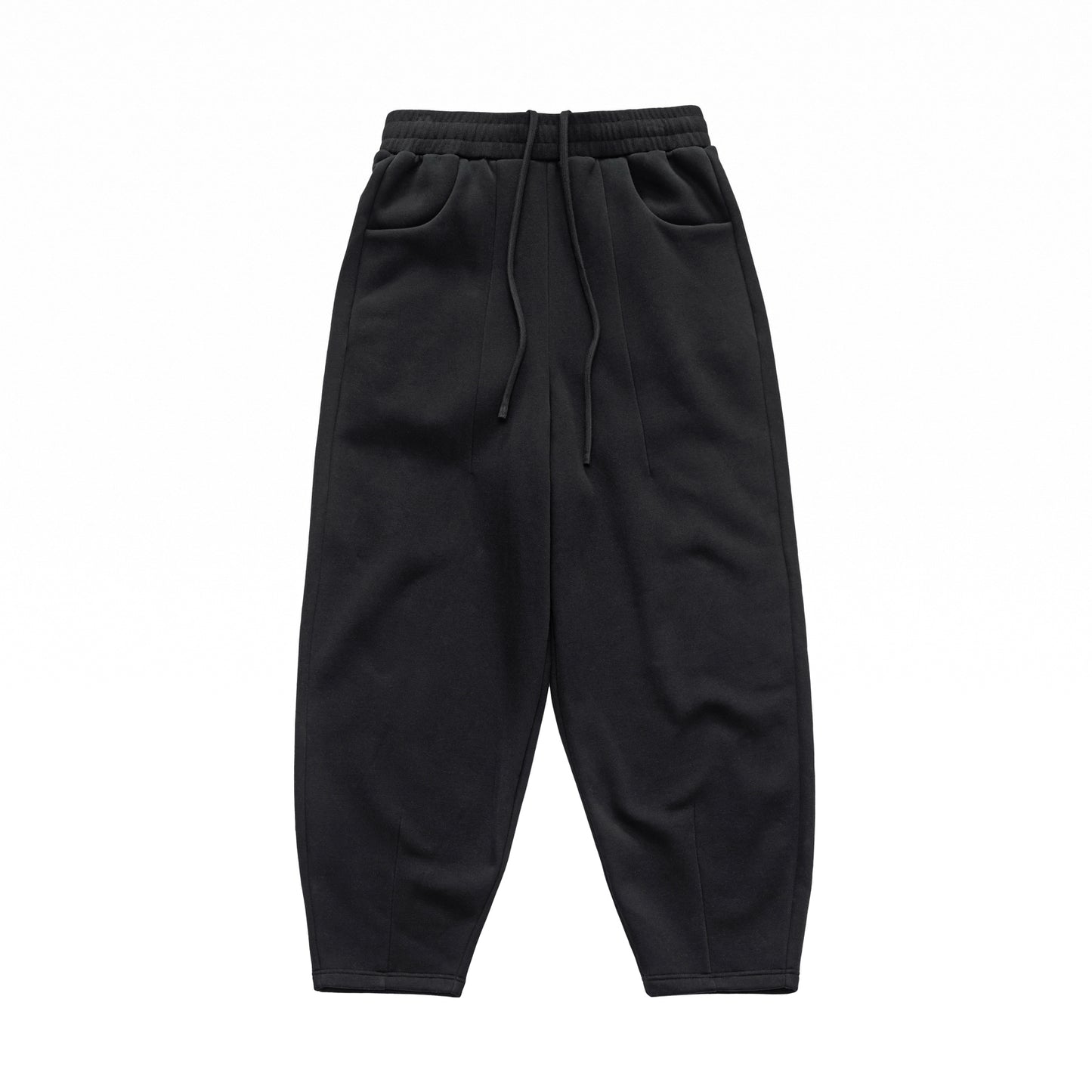 Customized Oversized Fleece Men's Sweatpants 350g Heavyweight Sweatpants Stretched Haren Wide Leg Soft Filled Casual Sweatpants