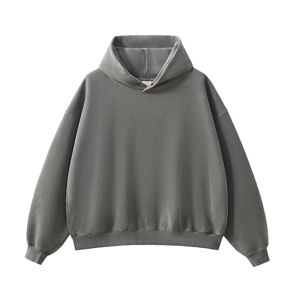 Men's Hoodies Polyester/Cotton Fleece Heavyweight Sublimation Oversized Wireless Broken Wholesale Hoodies Men Streetwear