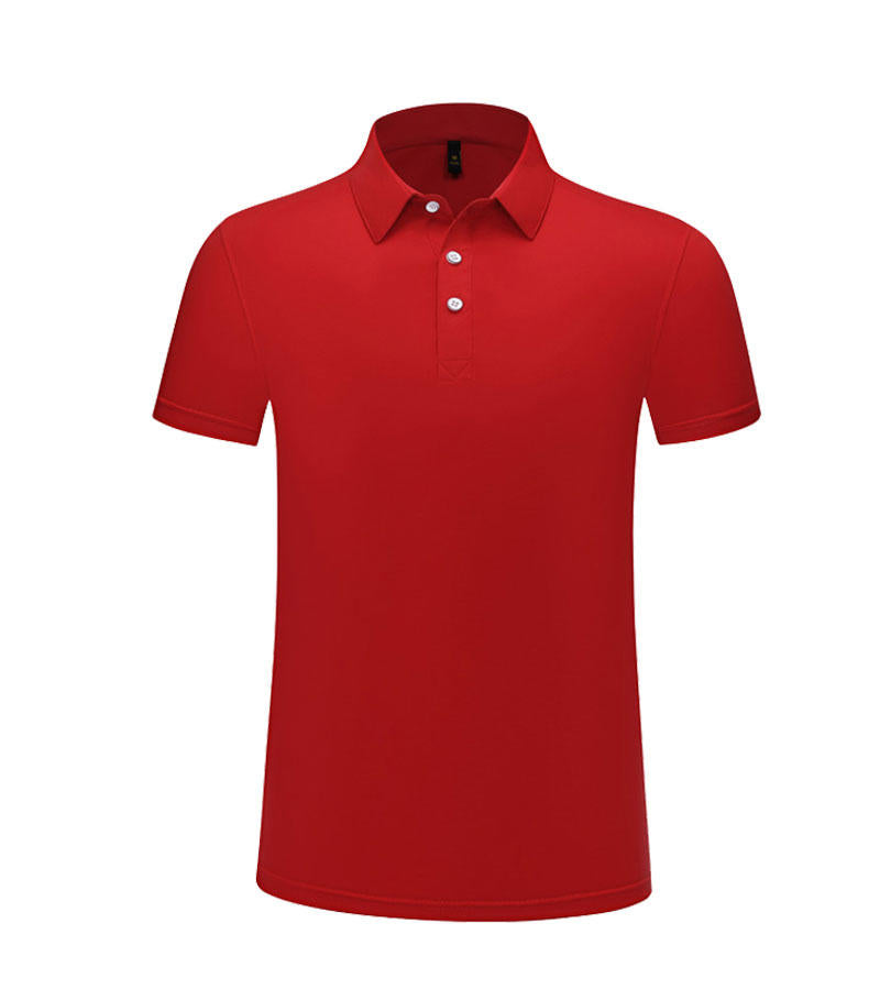Fashion 8 Color 100% Ice Silk Cotton Short Sleeved POLO Smooth and Soft with Draping Effect Polo Tshirt Unisex Summer Version