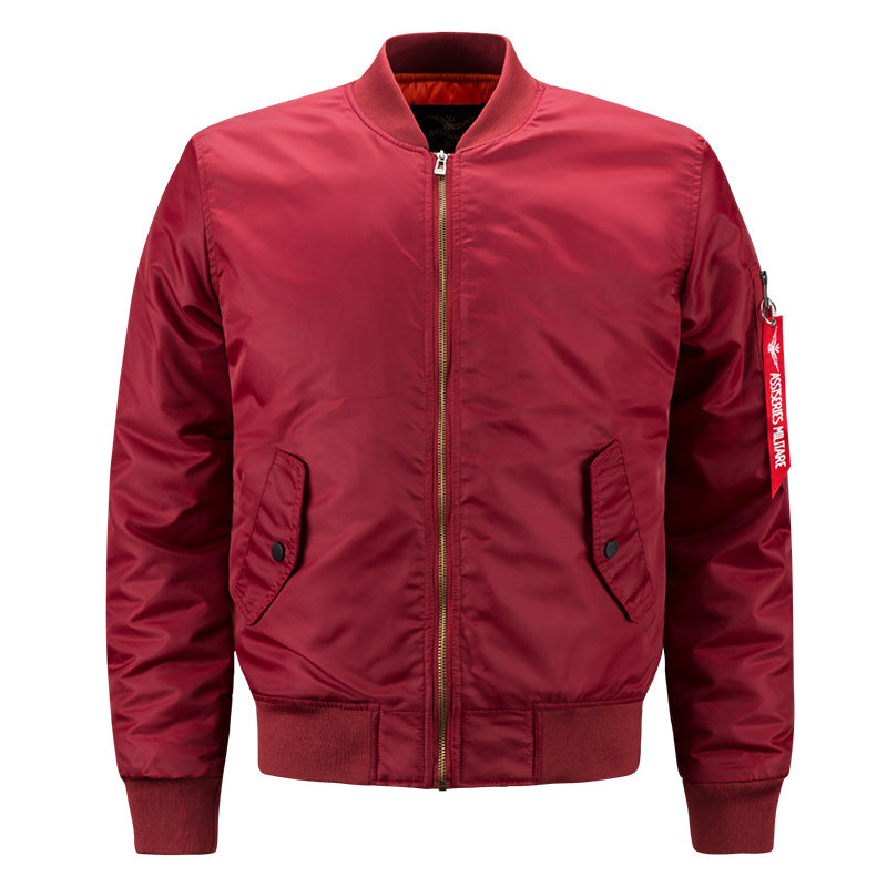 Fall and Winter Style Five Color Sporty Casual Stand up Collar Jacket Size 1 MA01 pilot Trend High Quality Men's Baseball Shirt